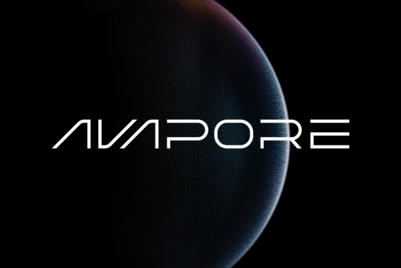 Avapore: A Modern Display Typeface for Digital Branding