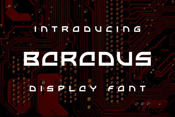 Baradus: A Unique Display Typeface for Bold Branding