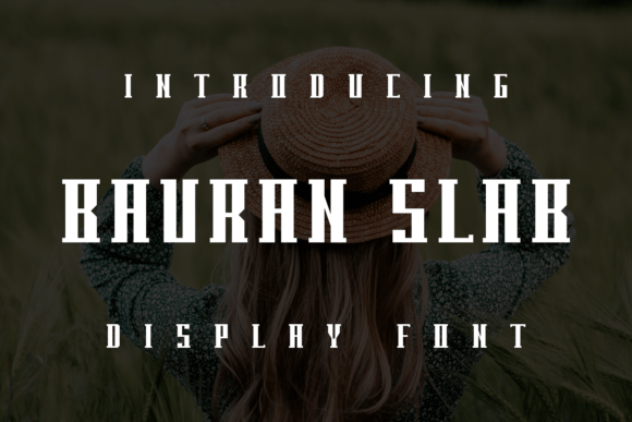 Bauran Slab: A Relaxed Display Typeface for Editorial Projects