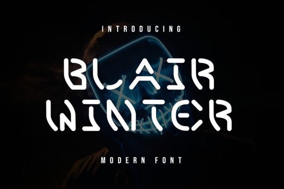 Blair Winter: A Modern Display Font for Crafters & Sellers