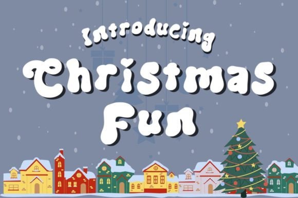 Christmas Fun Duo: A Festive Font for Editorial Design
