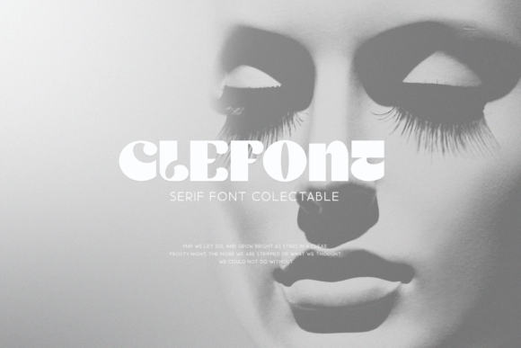 Clefont: A Stylish Display Font for Editorial Work