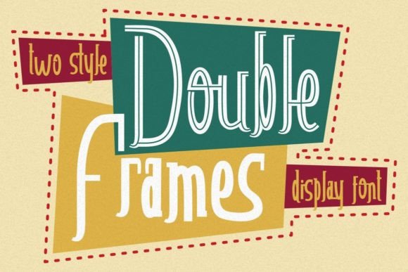 Double Frames: A Display Font with Editorial Charm