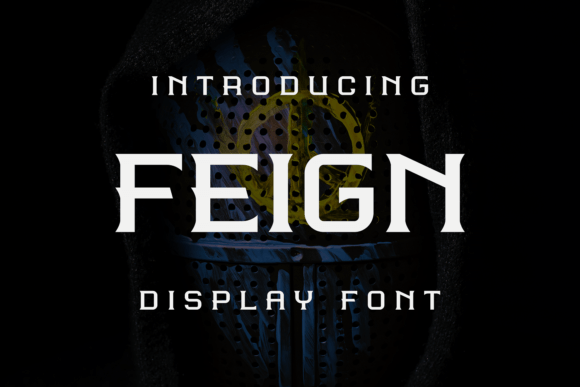 Feign: A Fun Display Font for Bold Marketing Visuals