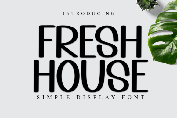 Fresh House Handwritten Font for Modern Editorial Design