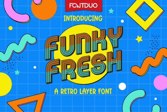 Funky Fresh: A Retro Display Typeface for Bold Web Design