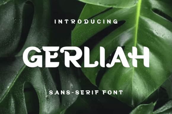 Gerliah: The Display Font That Elevates Marketing Visuals