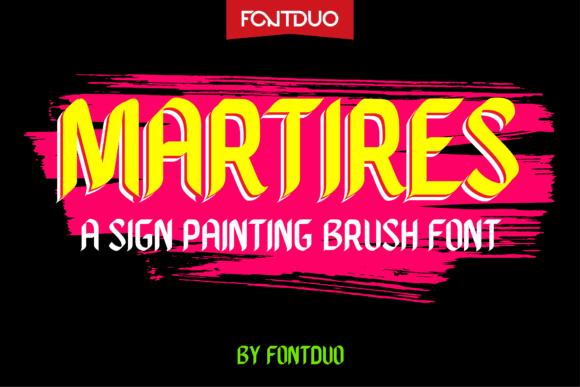 Martires: A Display Typeface Rooted in Filipino Sign Painting