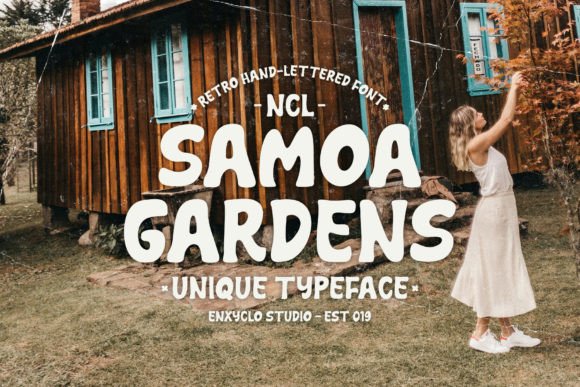 Samoa Gardens: A Display Font That Warms Up Any Layout