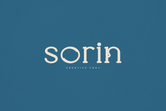 Sorin: A Display Font That Brings Campaign Visuals to Life