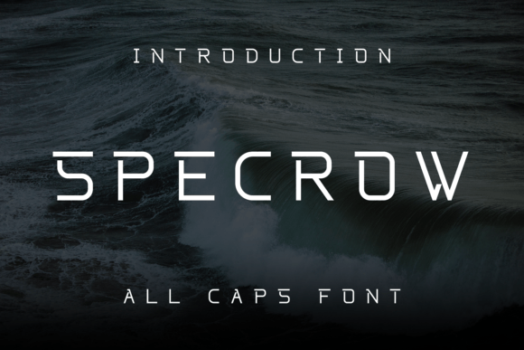 Specrow: A Display Font That Elevates Editorial Layouts