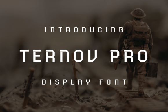 Ternov Pro: A Display Font That Sells the Feeling