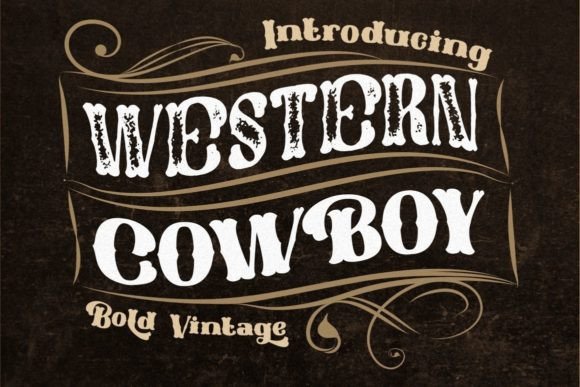 Western Cowboy: The Display Font That Builds Brand Character
