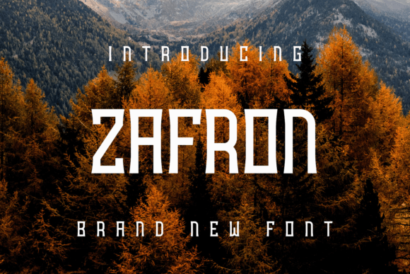 Zafron Display Font: Bold Typography for Digital Creators